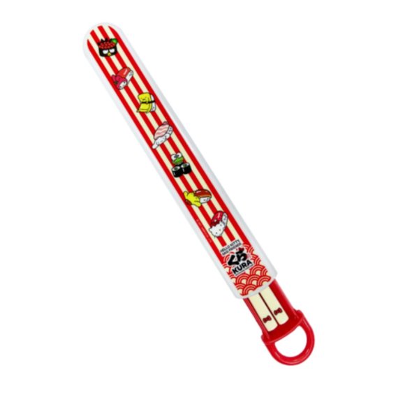 Sanrio Hello Kitty & Kura Sushi 2022 Chopsticks Set with Case New & Sealed HTF - Picture 3 of 5